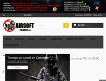 Tablet Screenshot of airsoft.com.co